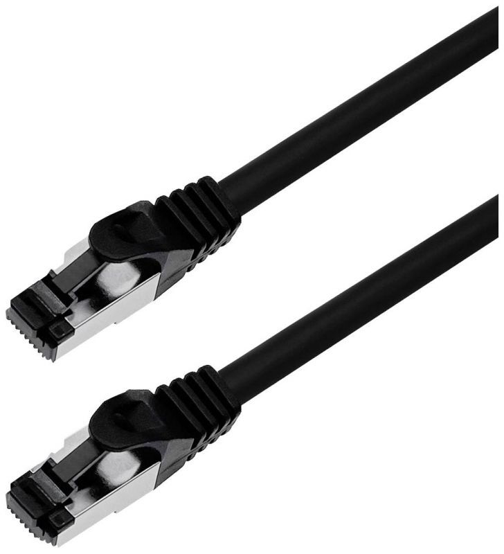 Transmedia Network Cable, 15m, Cat8.1 S/FTP (S-STP), Black