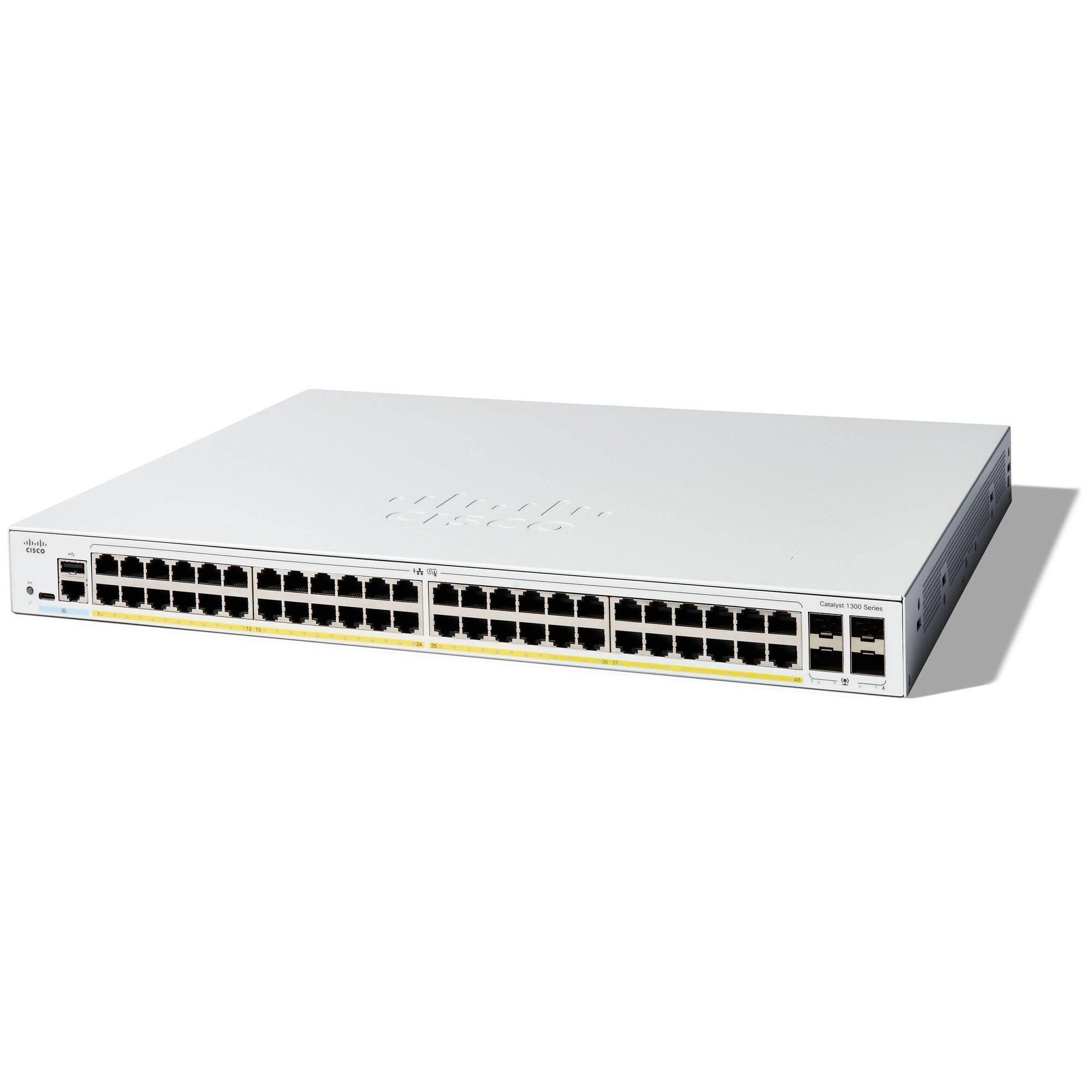 Cisco C1300-48FP-4G Managed L2/L3 Gigabit Ethernet Switch (White)