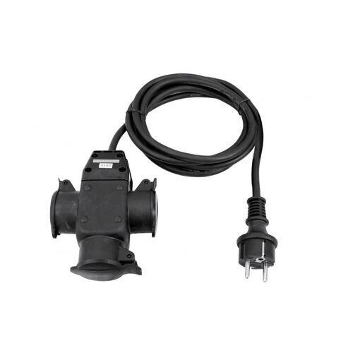 Câble d'extension Eurolite 3x1,5 mm² 3 m 3 prises