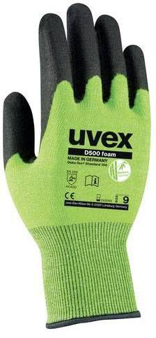 Uvex 60604 Safety Glasses, Anthracite/Lime Viskose/Polyamide
