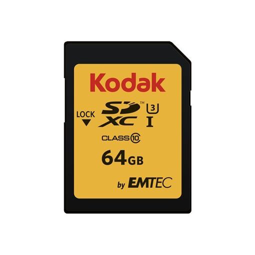 Kodak 64GB Flash Memory Card UHS Class 3/Class10 650x SDXC UHS-I