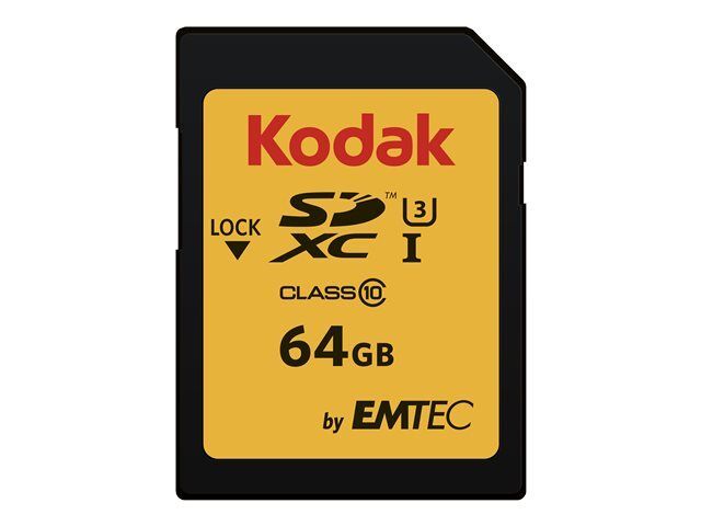 Kodak 64GB Flash Memory Card UHS Class 3/Class10 650x SDXC UHS-I