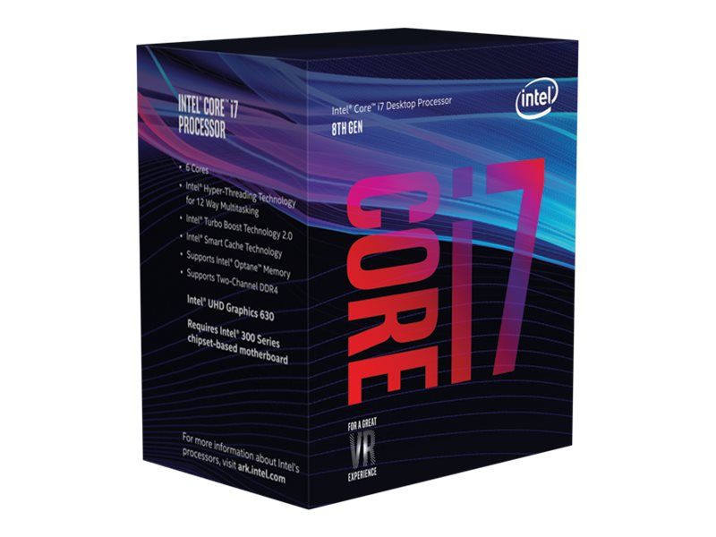 Procesador Intel Core i7-8700K (8 núcleos / 16 hilos, 4.3 GHz)