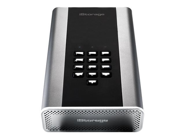 iStorage diskAshur DT² - Disco duro externo cifrado de 8 TB - USB 3.1