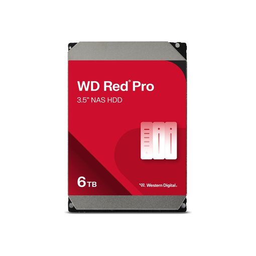 Disco duro interno WD Red Pro 6 TB - 3.5', SATA 6Gb/s, 7200 rpm, memoria de amortiguación: 256 MB