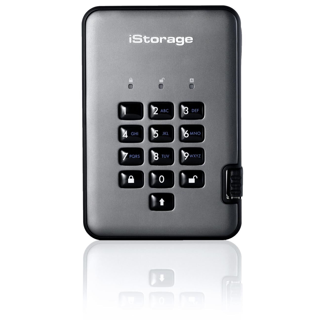 iStorage diskAshur PRO² - SSD cifrado de 4 TB - Disco duro externo portátil - USB 3.1 - Cifrado de hardware AES-XTS 256 bits - Cumplimiento TAA
