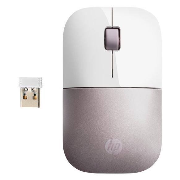 HP Z3700 Wireless Mouse - Blue LED - Rose