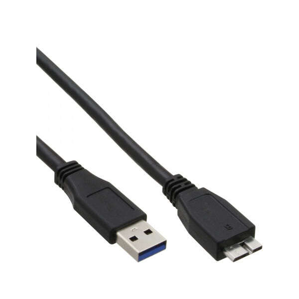 InLine USB 3.2 Gen 1 Cable (2m, USB A to Micro-USB B)