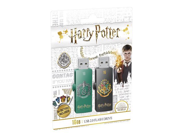 Dexxon Harry Potter M730 USB Flash Drive - 16GB, USB 2.0 (Pack of 2)