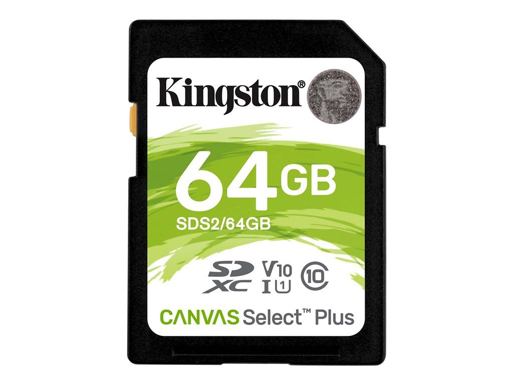 Kingston Canvas Select Plus 64GB SDXC UHS-I Memory Card