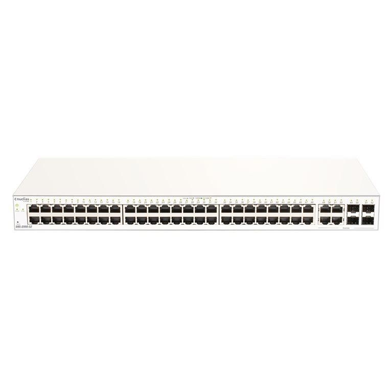 D-Link Nuclias Cloud Managed Switch DBS-2000-52 - 48x 10/100/1000 + 4x SFP Gigabit Combined