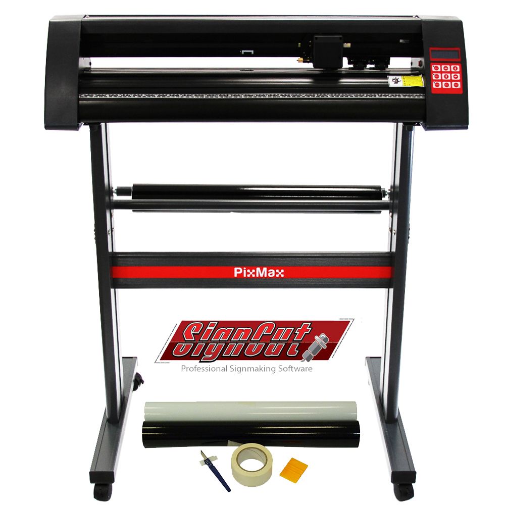 Plotter de corte de vinilo PixMax, software Sign-cut Pro y kit de arranque