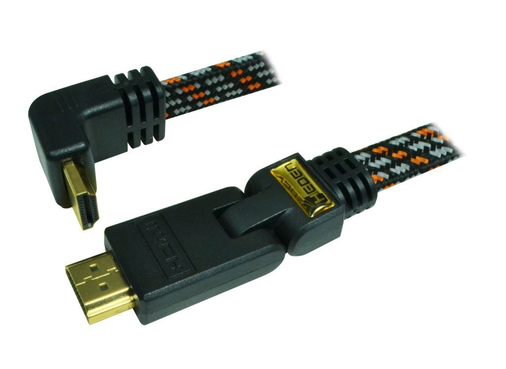 Heden 5m Tanged HDMI 1.4 Cable, Gold Plated