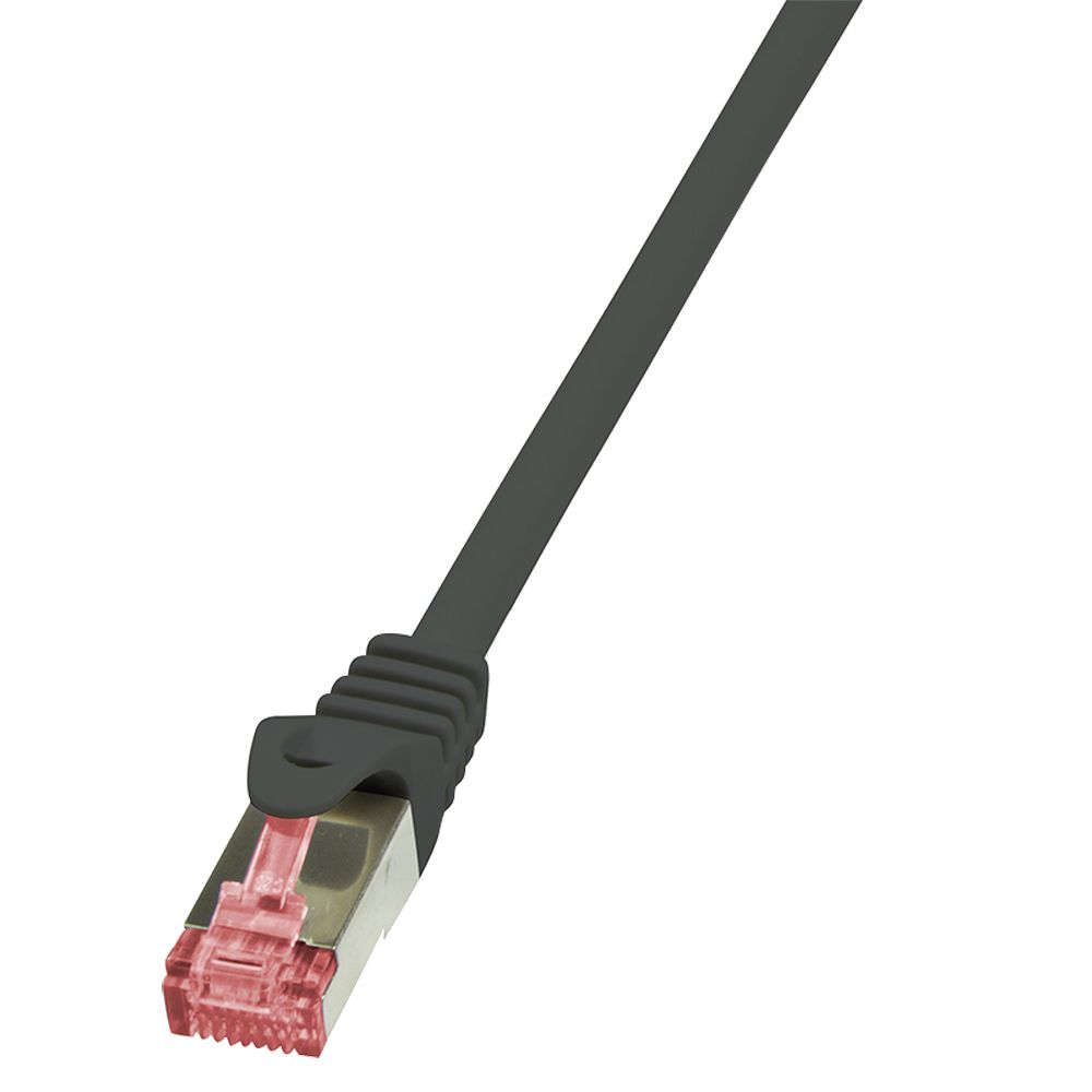 Logilink 0.25m Cat6 S/FTP Network Cable - Black