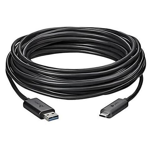 HP Poly Active Optical USB 3.1 Cable (10M) câble USB USB 3.2 Gen 1 (3.1 Gen 1) USB A USB C Noir