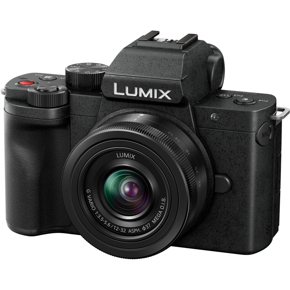 Panasonic Lumix G100D Black Camera with 12-32mm Lens