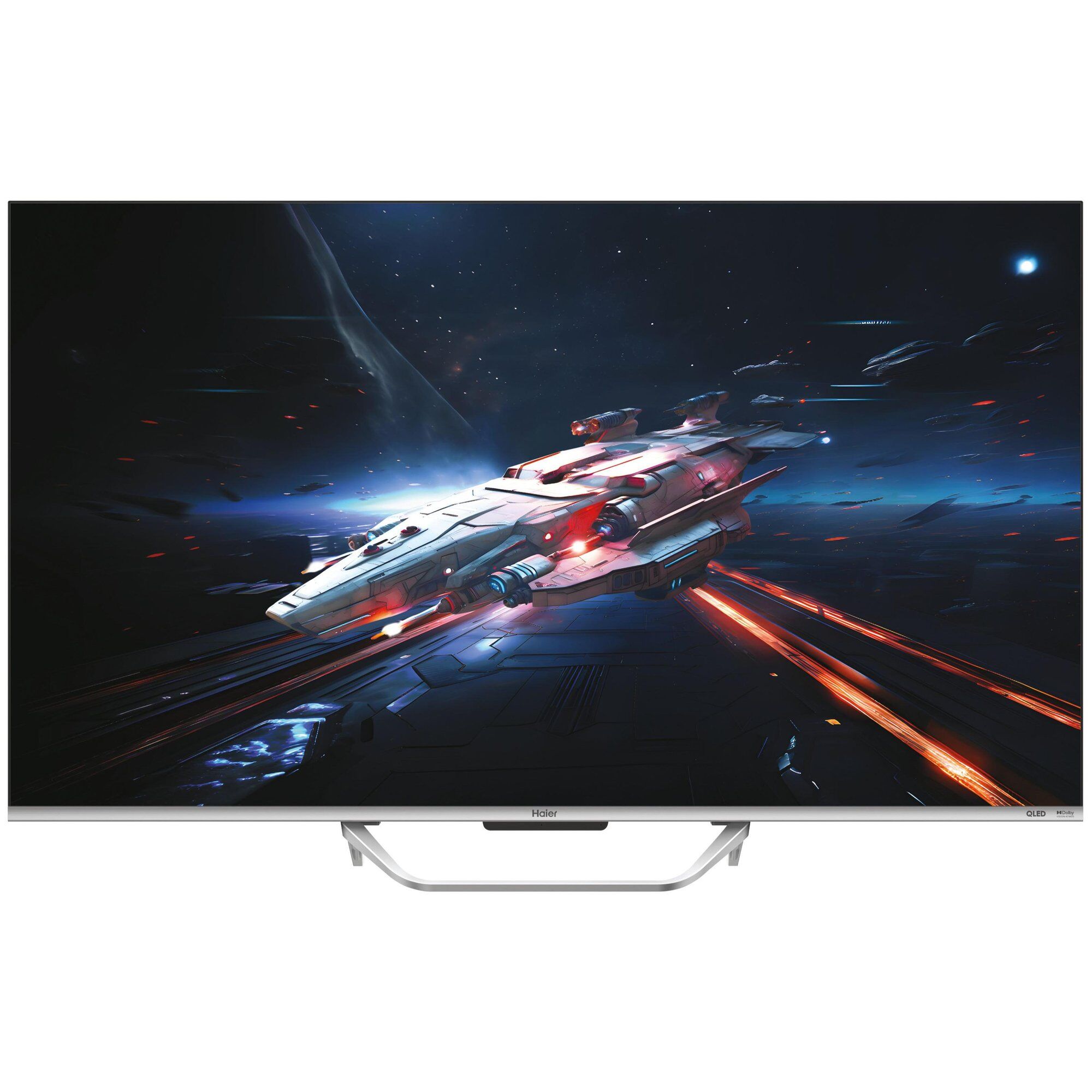Haier 55Q800UX 55-Inch 4K Ultra HD Smart TV, Wi-Fi, Black
