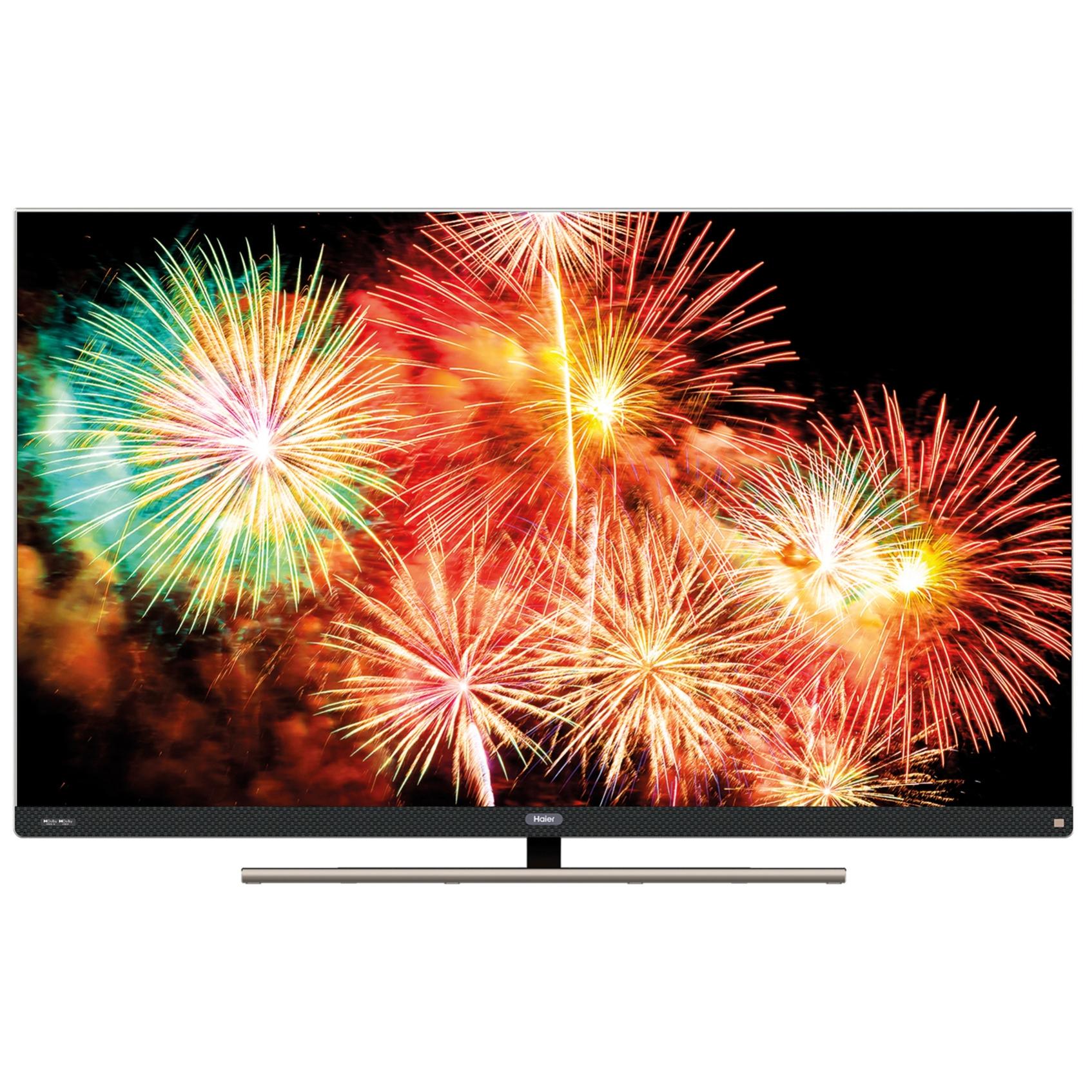 Haier 55-Inch 4K Ultra HD Smart TV, Wi-Fi, Black