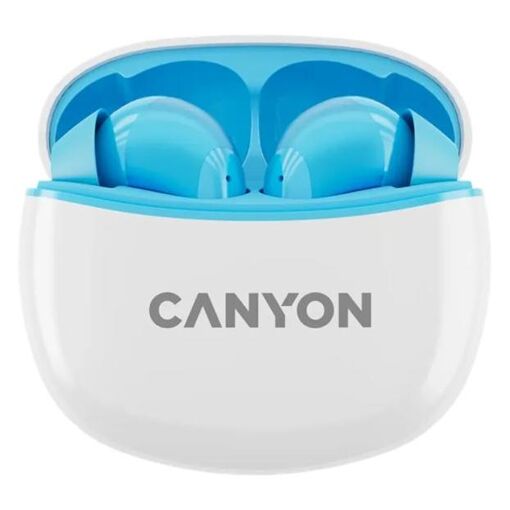 Canyon Bluetooth Earbuds TWS5BL - Wireless Headphones with Microphone - Blue