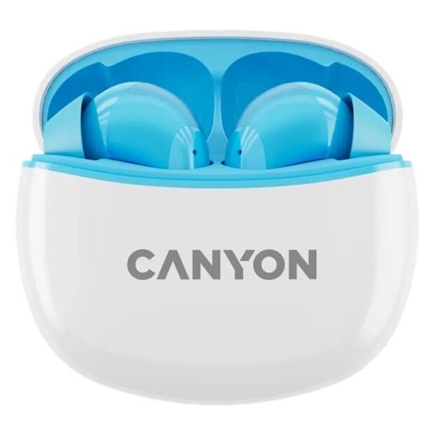 Canyon Bluetooth Earbuds TWS5BL - Wireless Headphones with Microphone - Blue
