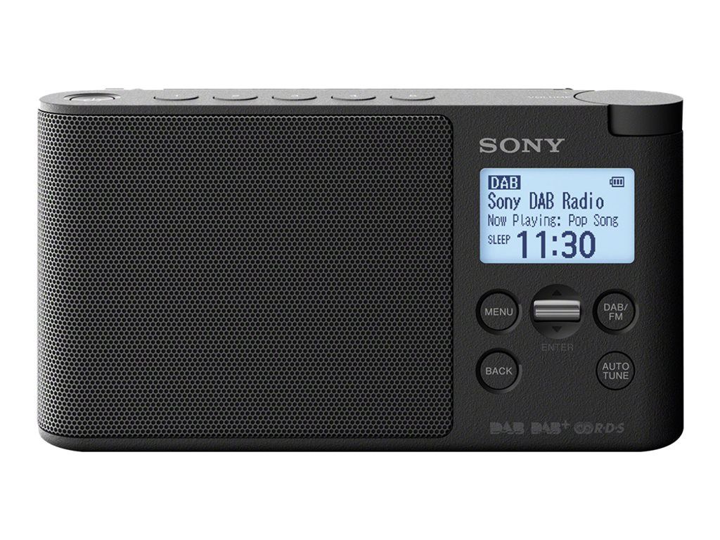 Sony XDR-S41D Portable DAB Radio - 0.65 Watt - Black