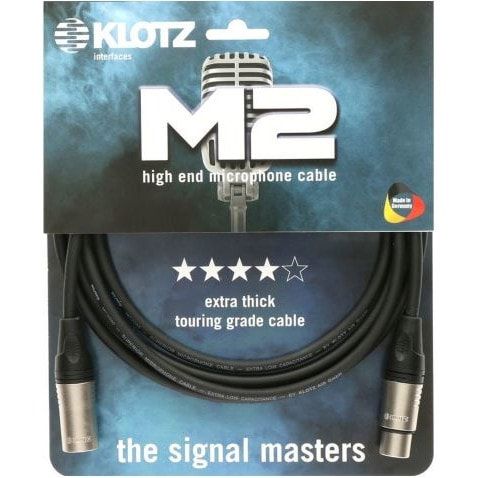 Klotz M2K1FM3000 30m XLR Micro Cable Male 3-Pin to Female 3-Pin
