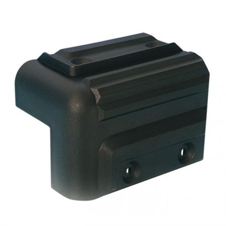 Coin d'enceinte Adam Hall empilable - Plastique noir