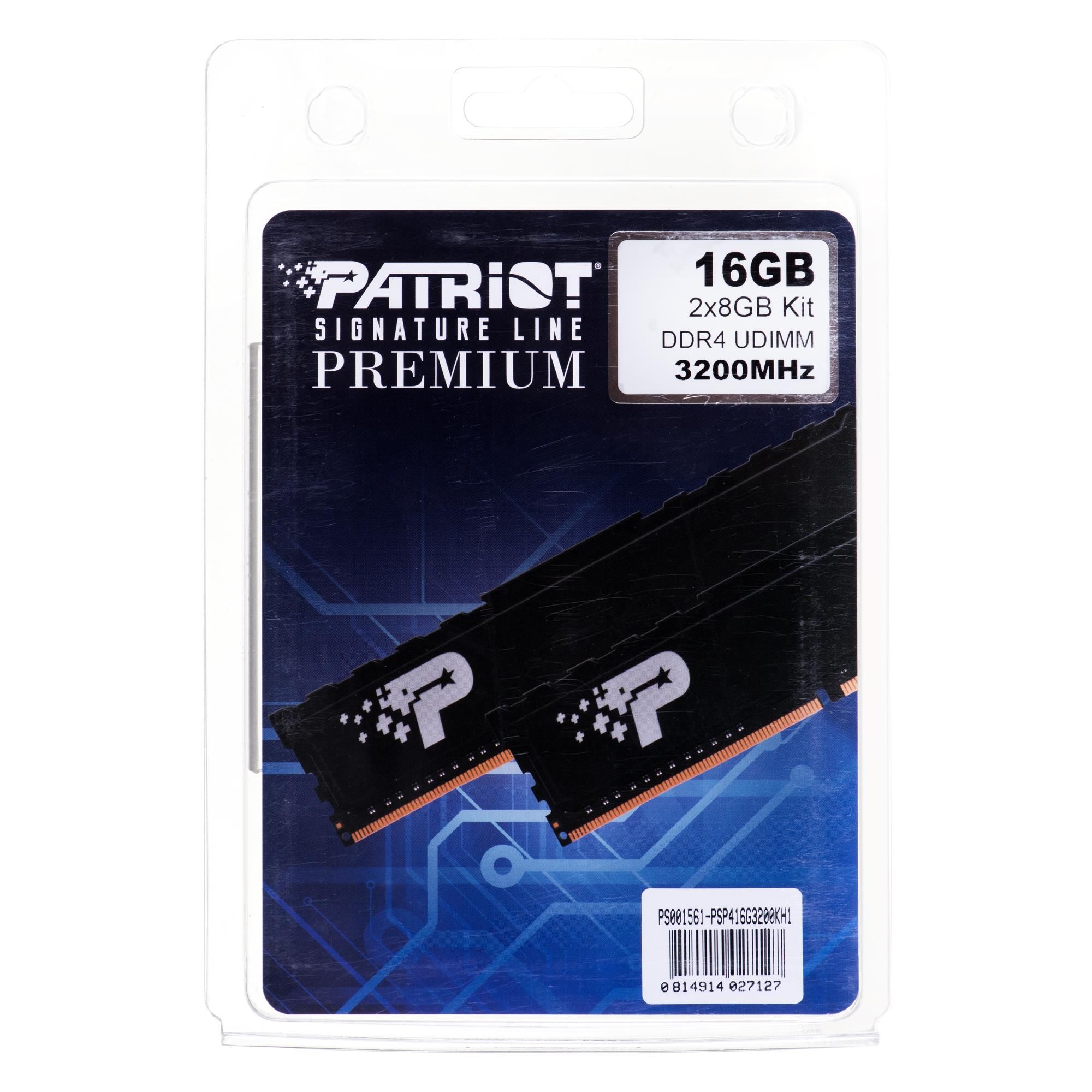 Kit de memoria Patriot Memory Signature Series DDR4 3200 MHz 16 GB (2x8 GB) C22