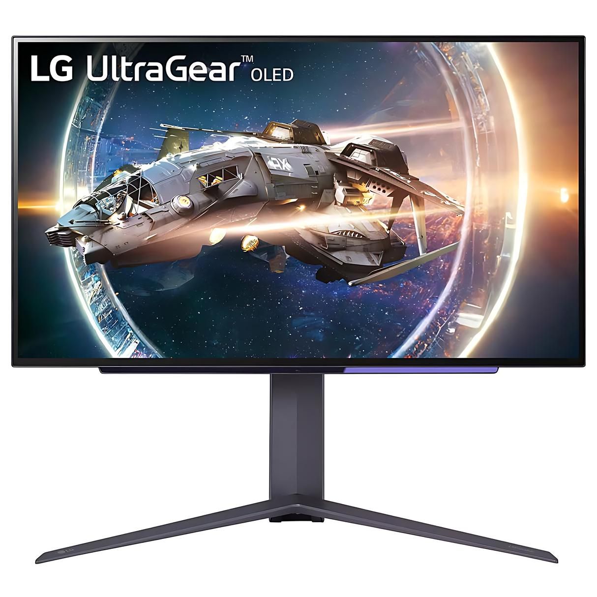 LG UltraGear 27GR95QE-B - OLED Monitor - Gaming - 27" (26.5" Visible) - 2560 x 1440 QHD @ 240Hz - 1000 cd/m² - 1500000:1 - HDR10 - 0.03ms - 2x HDMI, DisplayPort - Purple Gray