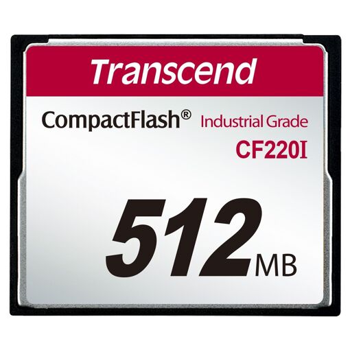 Transcend CompactFlash Card - 512MB, Industrial Temperature