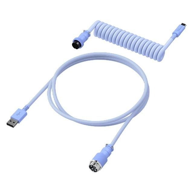 HP HyperX USB Cable - 1.37m - Coiled - Light Purple