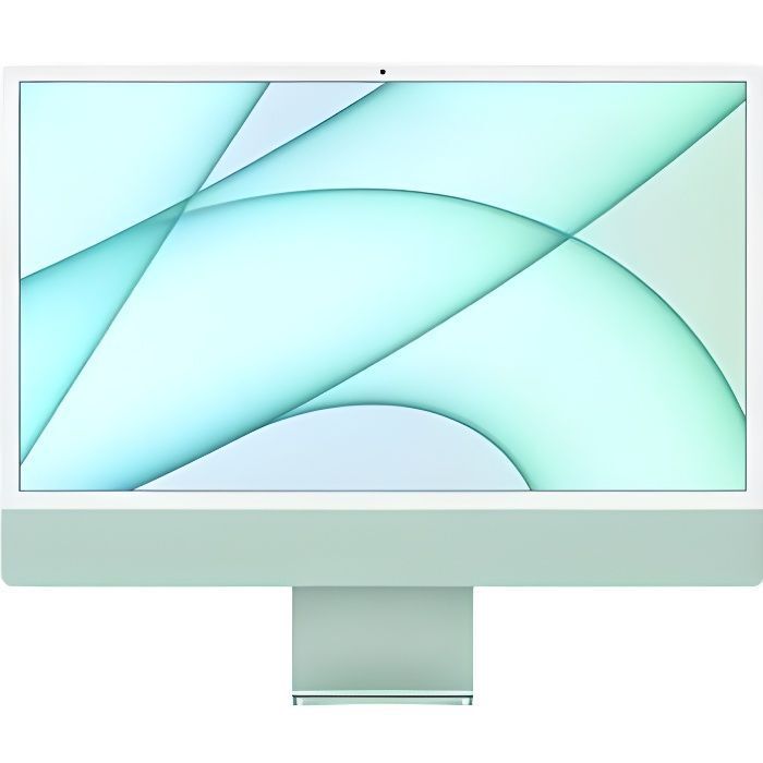 Mac de Apple iMac de 24 pulgadas, 2021 M1, 3,2 GHz, 8 GB de RAM, 256 GB SSD, GPU de 7 núcleos, Verde - Reconstruido - Excelente estado
