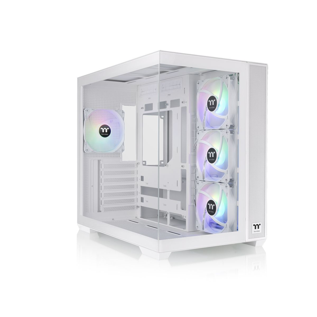Thermaltake View 380 TG RGB Mid-Tower ATX Case - White