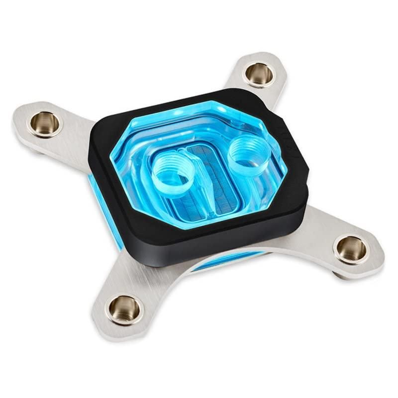 Aqua Computer Cuplex Kryos NEXT RGBpx Black LGA 1700 - Acrylic/ .925 Silver