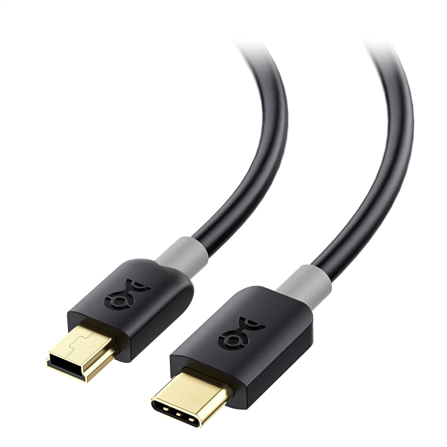 USB-C to Mini USB Cable (1M, Black)