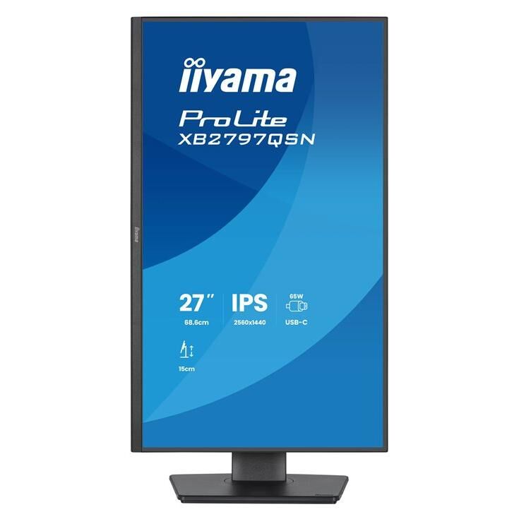 iiyama ProLite XB2797QSN-B1 - 27" QHD LED Monitor with Speakers