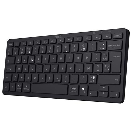 Trust Nado II Wireless Bluetooth Keyboard - AZERTY - Black