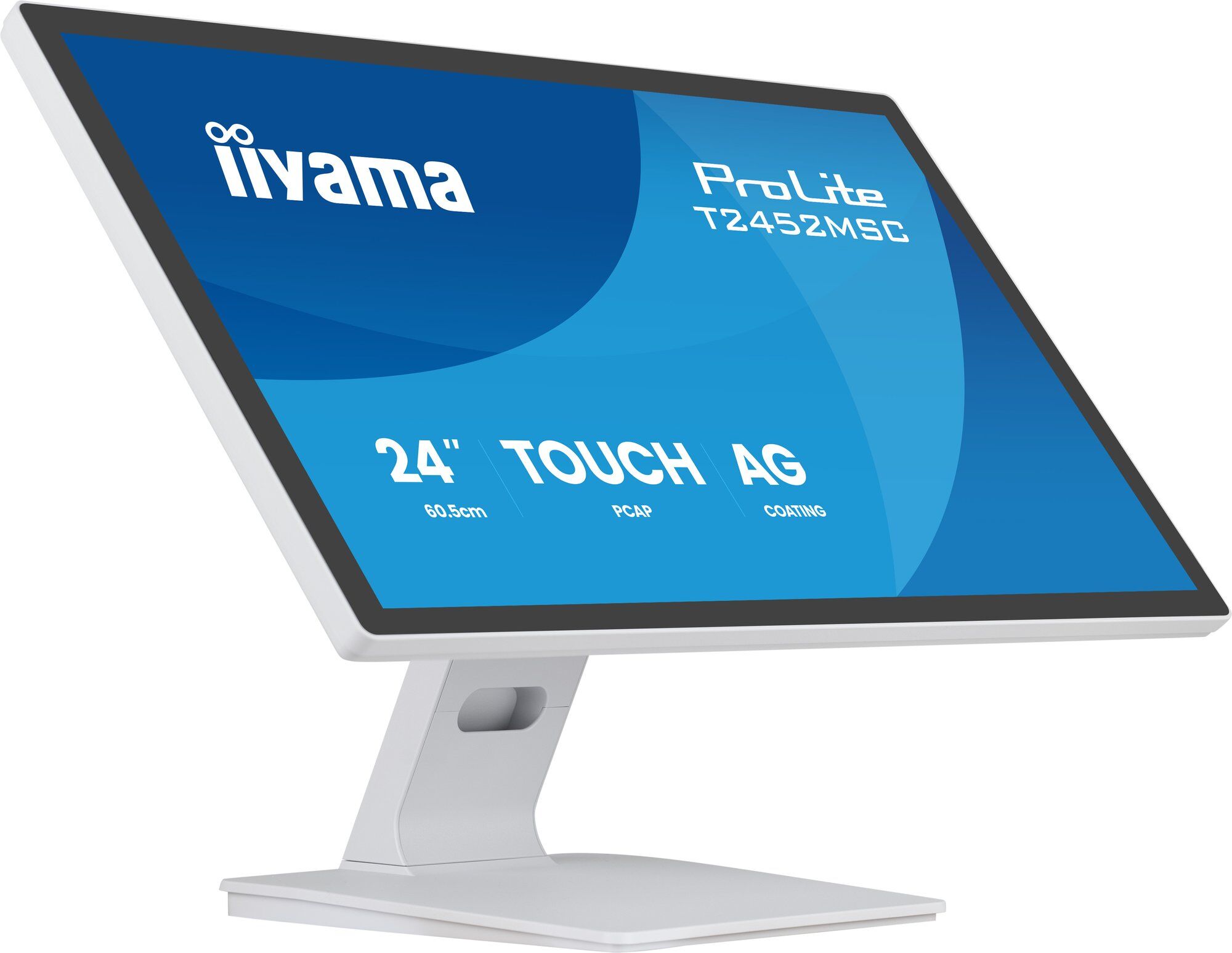 Iiyama T2452MSC-W2AG 24" Full HD LED Touchscreen Monitor White