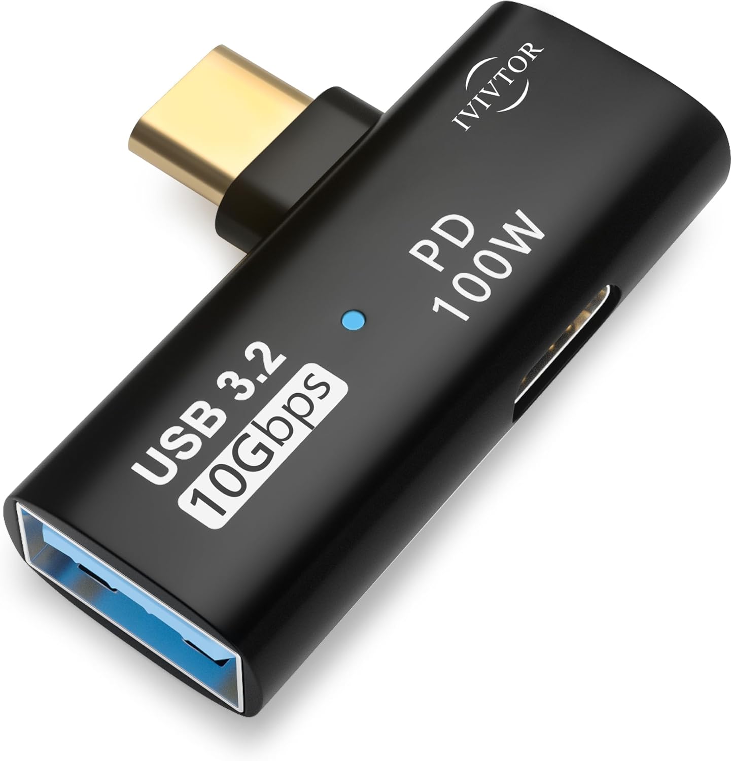Splitter USB-C a USB A 3.2 con carga rápida PD 100 W