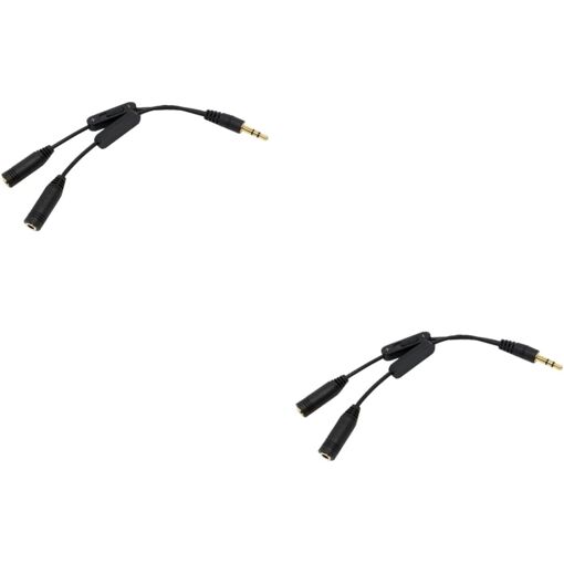 Subzonal 2-in-1 Audio Splitter Adapter - 3.5mm Male to 2 Female