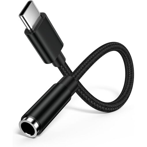 USB-C to 3.5mm Audio Adapter with DAC Chip