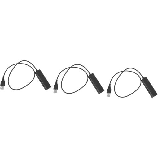 Adaptador de audio USB para auriculares - Juego de 3 piezas