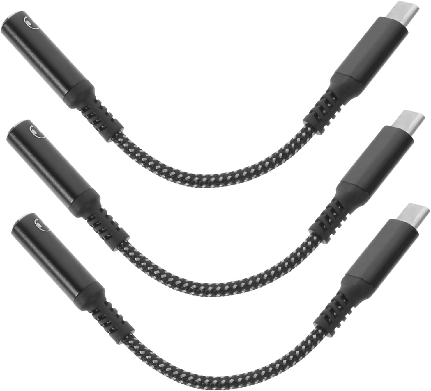 Subzonal 3-Piece USB-C to 3.5mm Jack Adapter Set