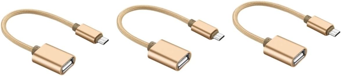 Kit de cable adaptador USB OTG - 3 en 1 para transferencia de datos móviles