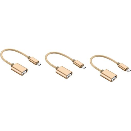 Adaptateur câble OTG 3 pièces Subzonal pour smartphone et tablette