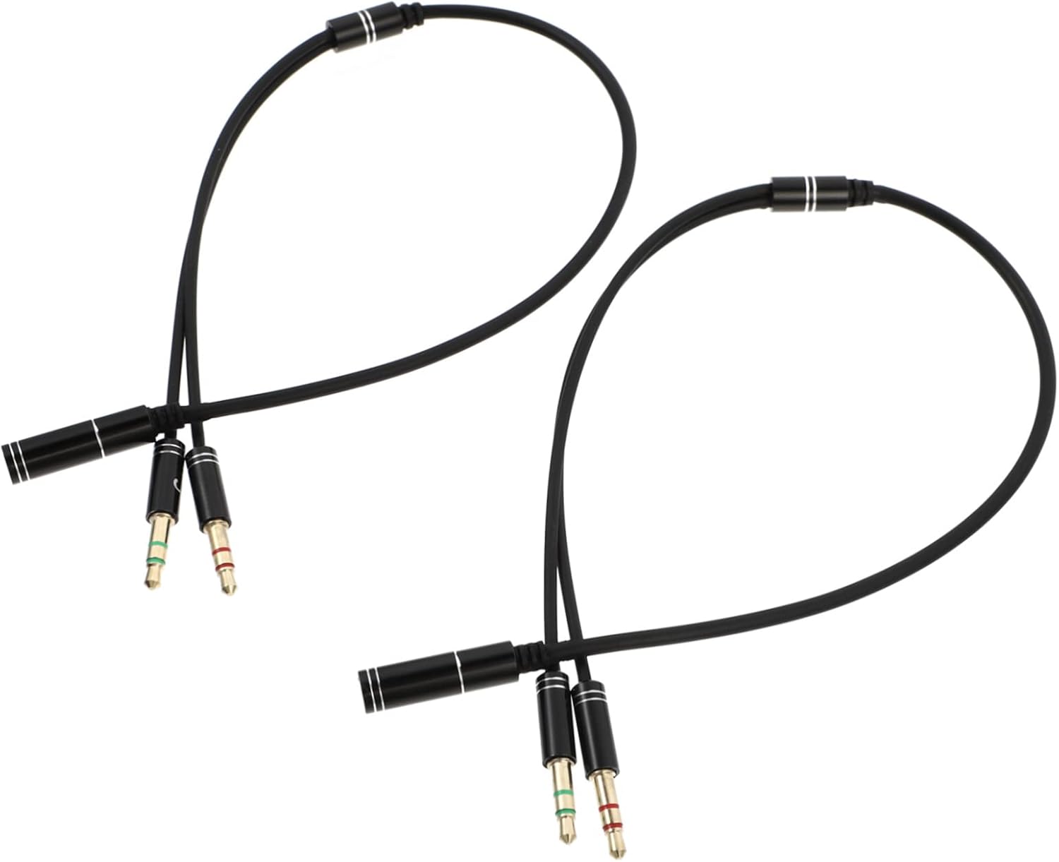 Subzonal 2-Piece Audio Cable and Splitter Adapter