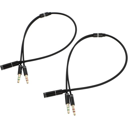 Adaptador y cable divisor de audio Subzonal 2 piezas