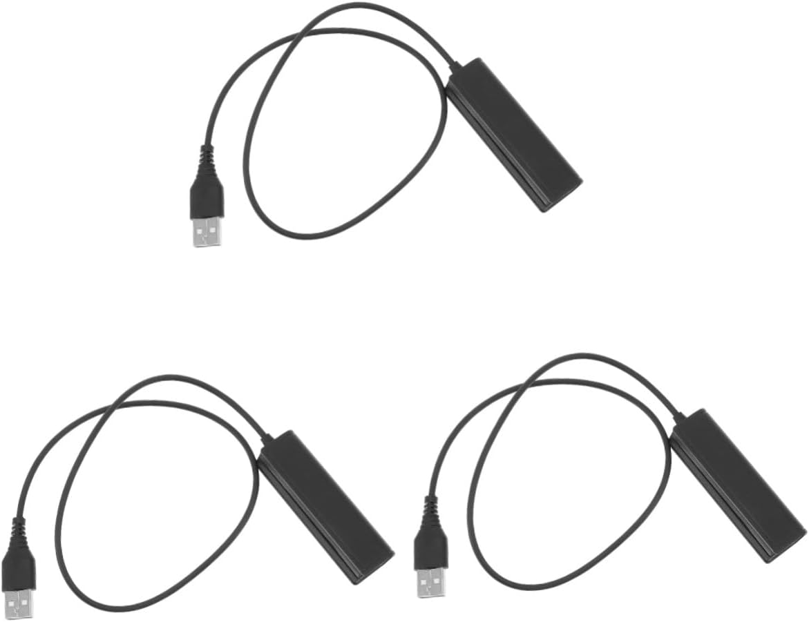 USB Audio Adapter - 3-Piece Set for Headphone Conversion