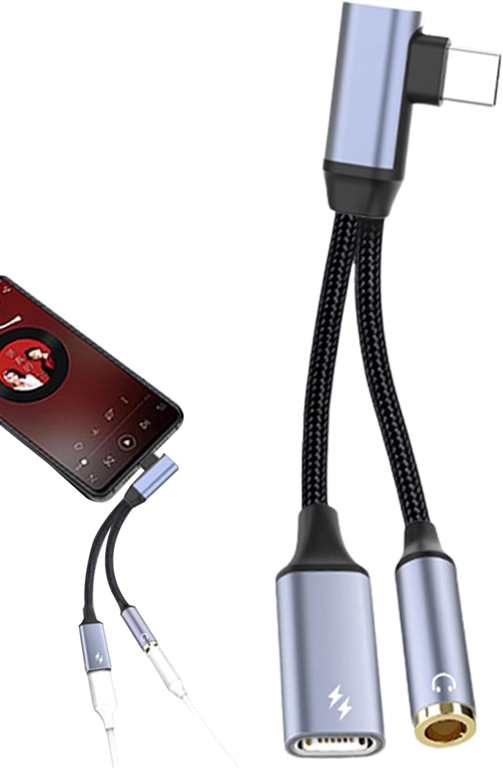 Adaptateur casque USB-C 2 en 1