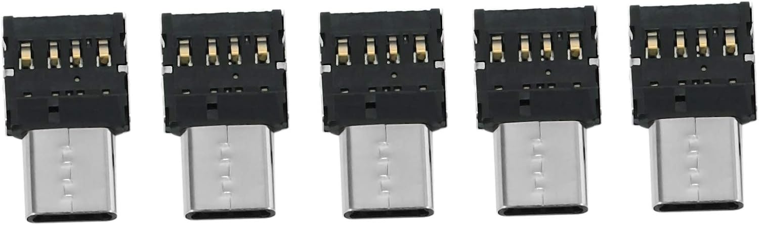 Adaptateurs OTG Subzonal USB-C vers USB 2.0, lot de 5, pour téléphone portable, câble USB et clé USB